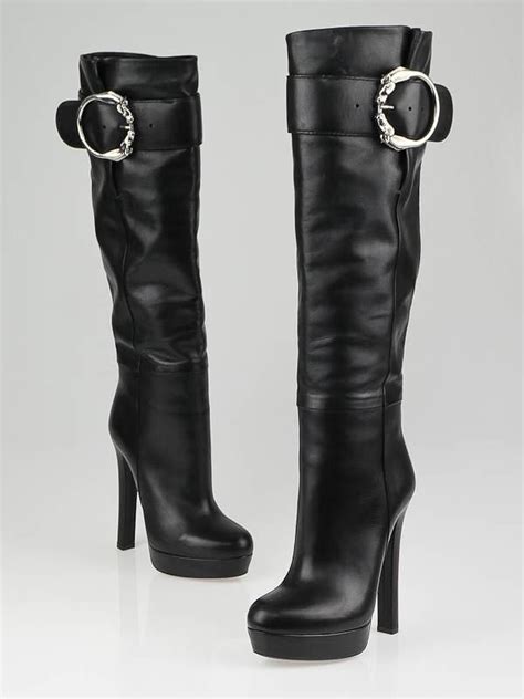 gucci boots women tall|high heel gucci boots.